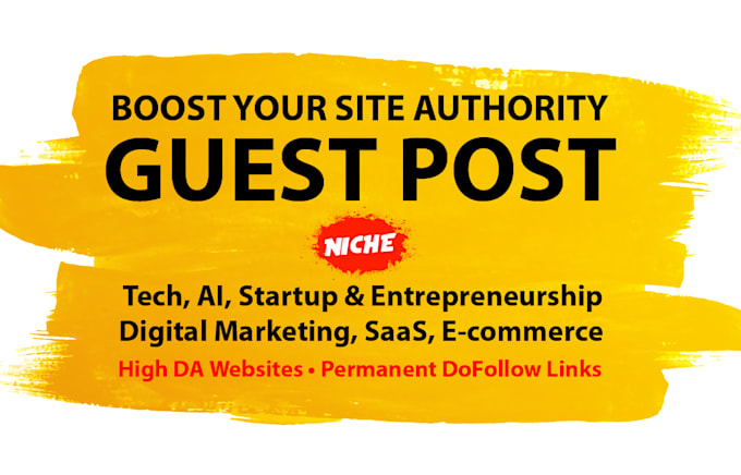 provide high authority tech and ai guest posting backlinks