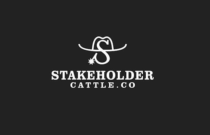 design cattle company brand logo