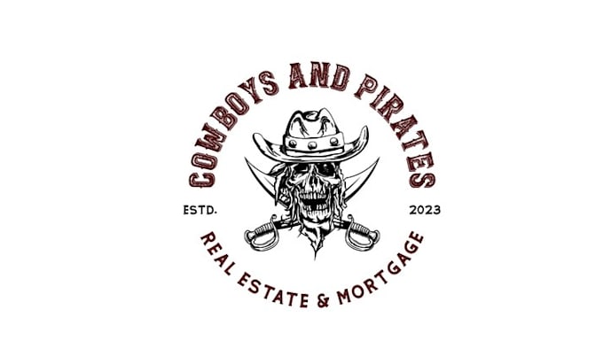 design best quality cowboys pirates logo