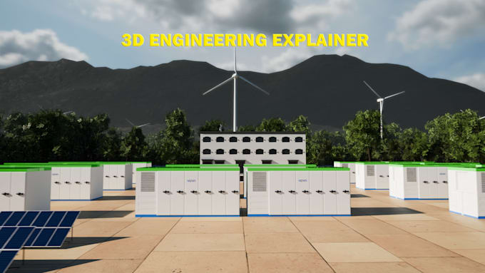 create 3d engineering and industrial explainer videos