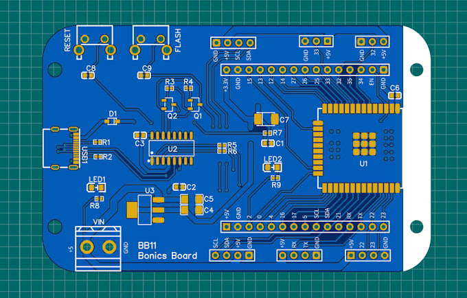 make hardware prototyping, schematic, pcb board designing, arduino, esp32, stm3