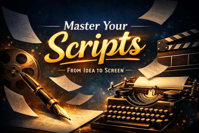 write engaging youtube script, video script and storytelling script writing