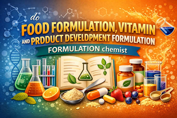 do food formulation, vitamin and product development formulation chemist