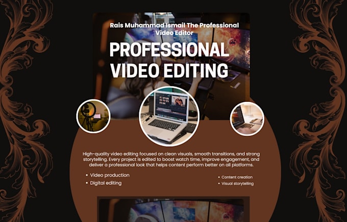 professionally edit your videos as a video editing expert