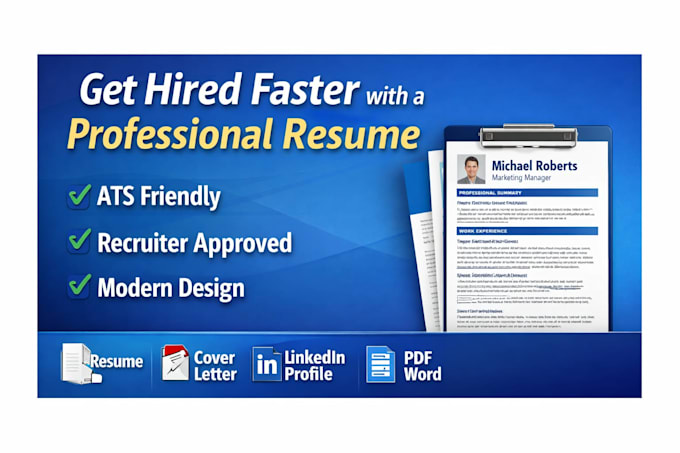 write a professional ats friendly resume
