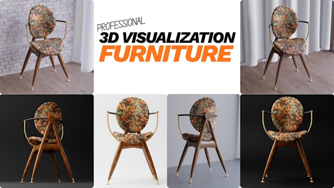 create realistic furniture 3d models and renders