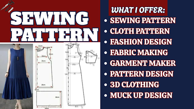 do digital sewing patterns grading and textile print designs