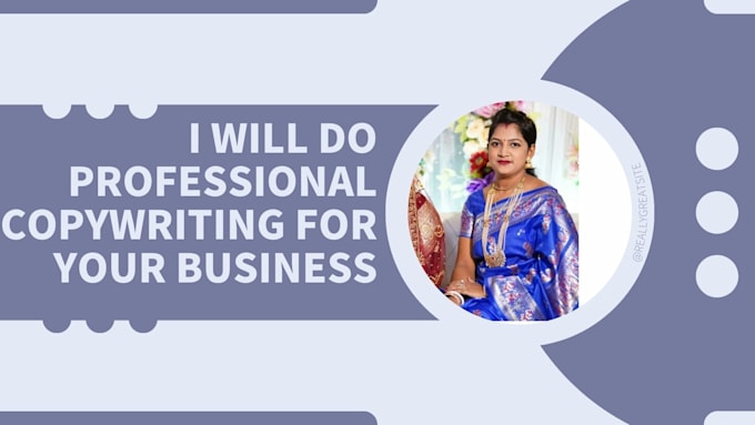 do professional copywriting for your business