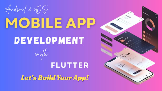 develop flutter app for android and ios