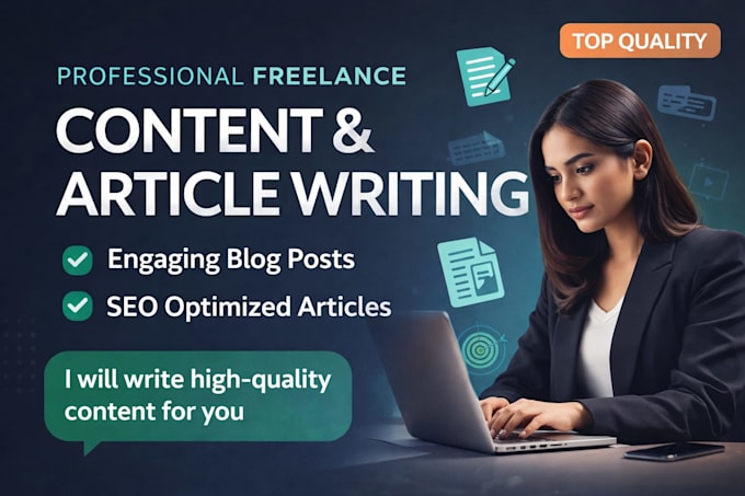 write high quality articles and blog posts