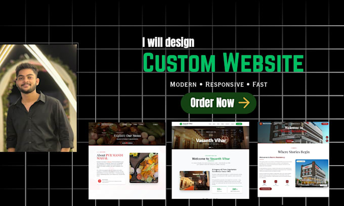 build a professional website for local businesses
