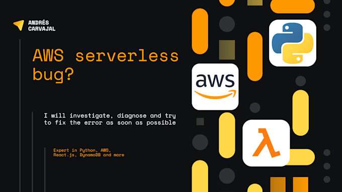 debug AWS lambda, API gateway or serverless backend errors