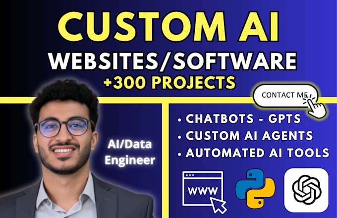 build ai websites, ai chatbots, and custom ai applications
