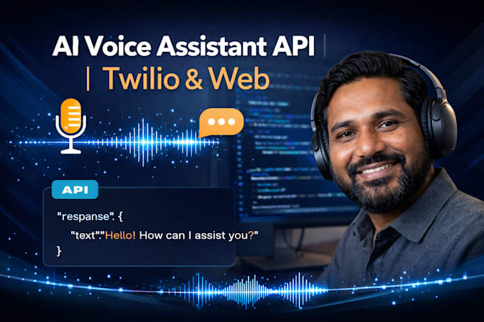 build an llm powered voice assistant fast API for web