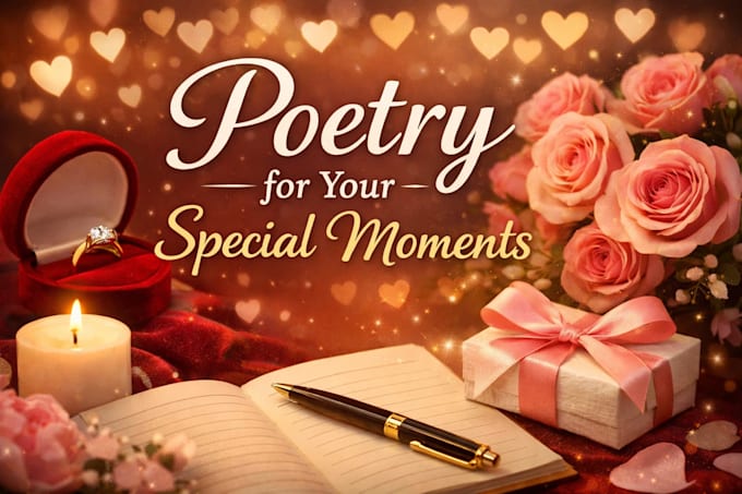 write custom poetry for weddings and special occasions