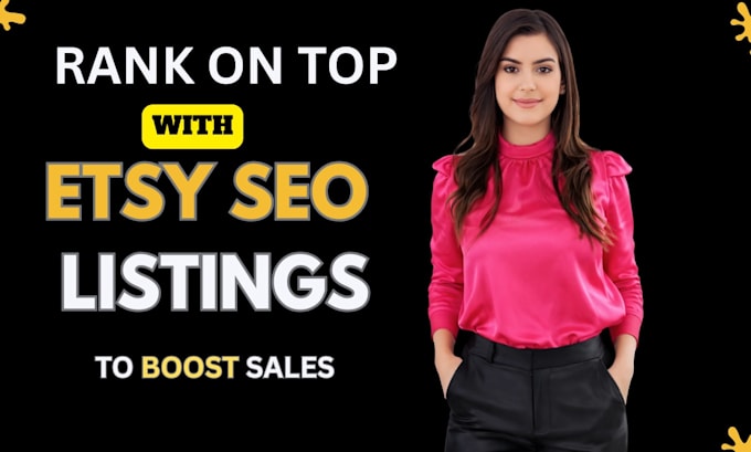 do etsy SEO listings title, tags to rank on top 1st page and boost sales