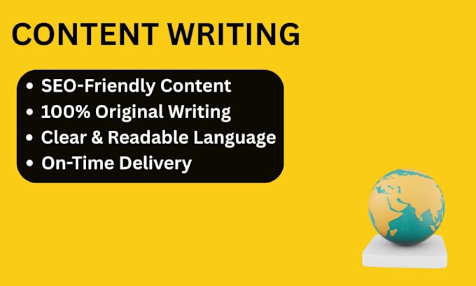 write engaging and SEO optimized blog articles for your website