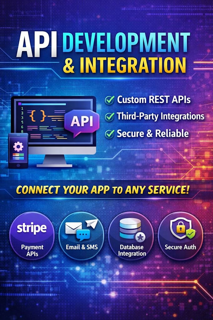 create or integrate apis for your app