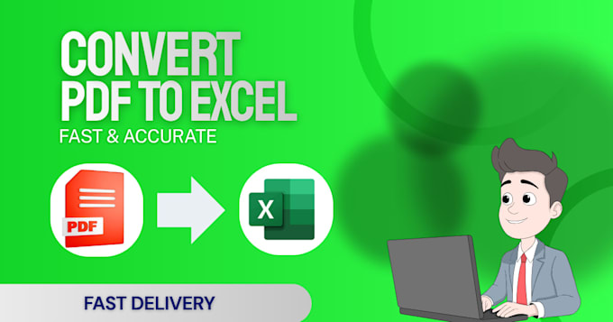 convert PDF to excel in clean, editable spreadsheets