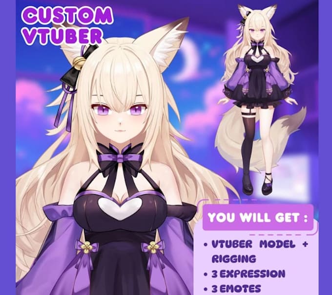 Live2d auftrag für live2d modell vtuber auftrag vtuber avatar in vtube ...
