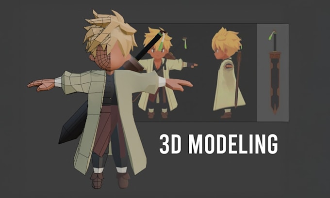create 3d models low poly