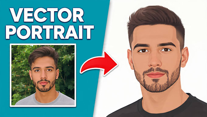 do a vector portrait for you