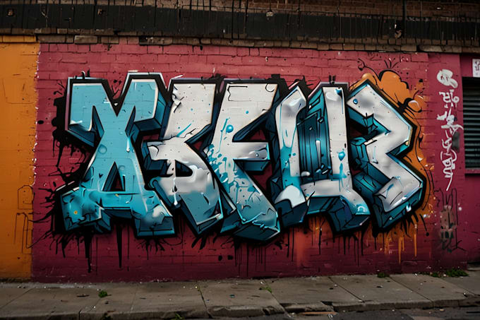 Graffiti Normal Paint real graffiti art on the street wall by Juliohaas | Fiverr