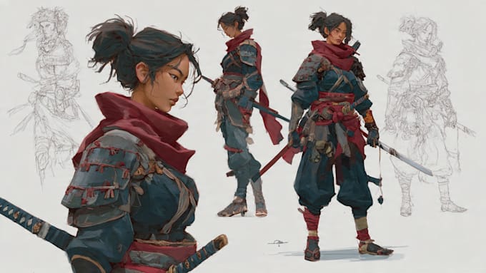 Do character design and concept art for you by Daniellakena | Fiverr