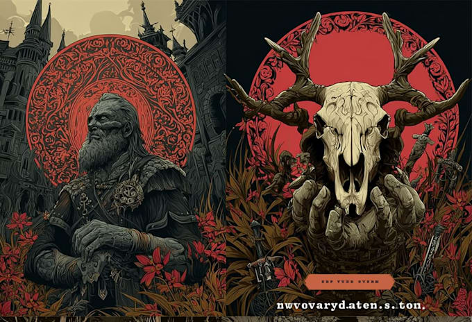 do dark art illustration