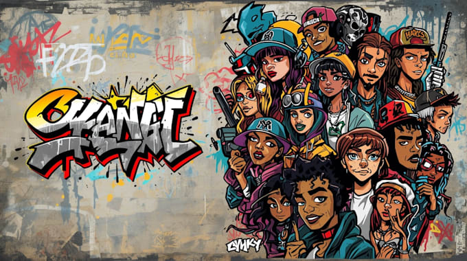 do graffiti art design for your logo name, or word