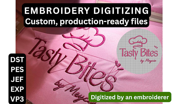 digitize your logo for embroidery with production ready files