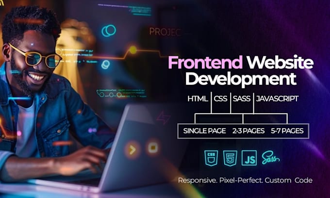 build a responsive website using html css and javascript