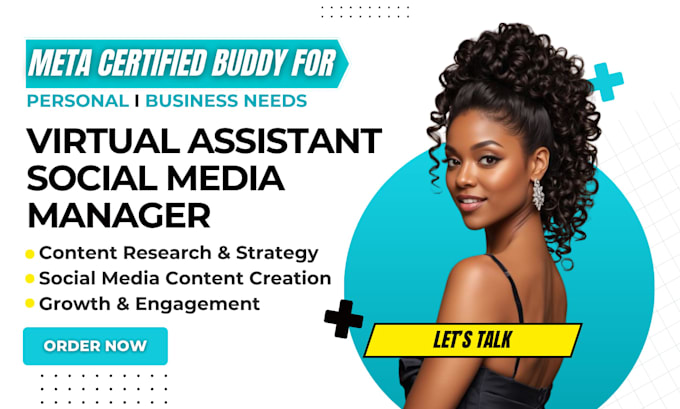 be monthly social media manager instagram marketing manager content creator VA