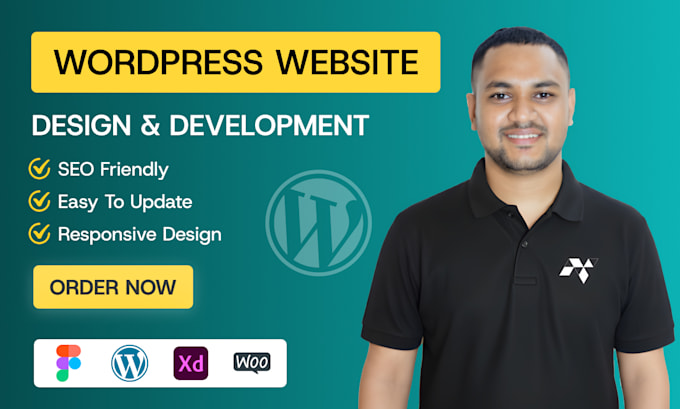 create a modern, responsive wordpress business website
