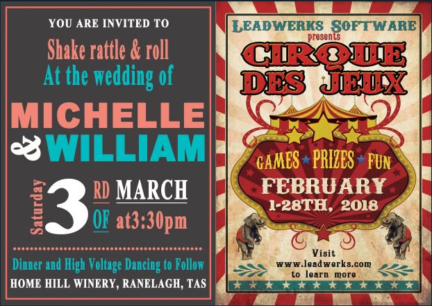 design simple and retro invitations for any occasion