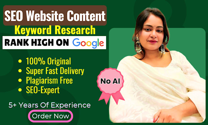 do SEO website copywriting, content strategy for highranking