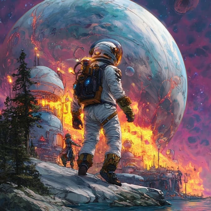 sci fi illustration and sci fi art