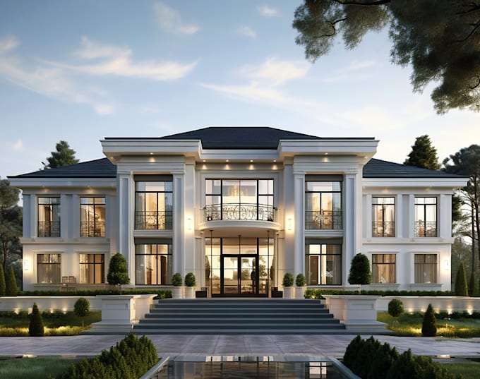 create realistic exterior and interior 3d rendering