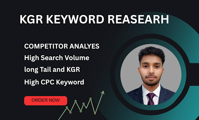 do SEO keyword research with kgr and competitor analysis