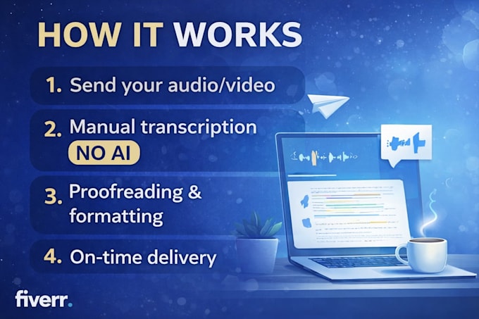 transcribe your audio or video to text accurately