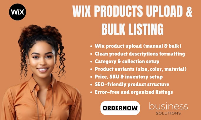 do wix online store products upload wix bulk products listing optimization