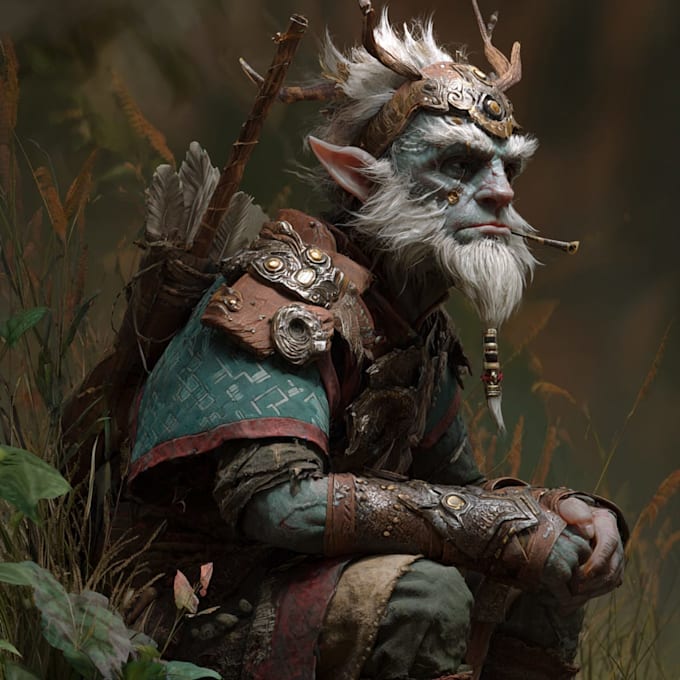 fantasy character art and fantasy character art