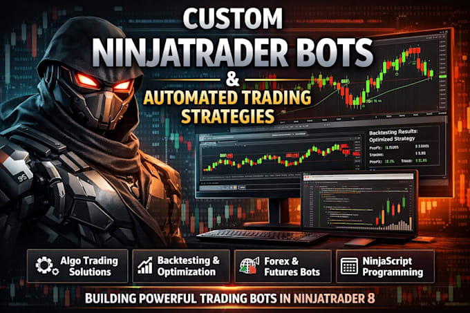 develop a profitable ninjatrader trading bot with custom strategy