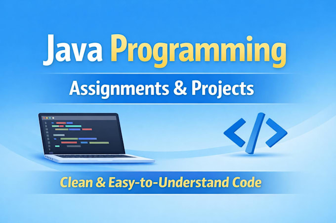 Write basic java programs and assignments by King_keval | Fiverr