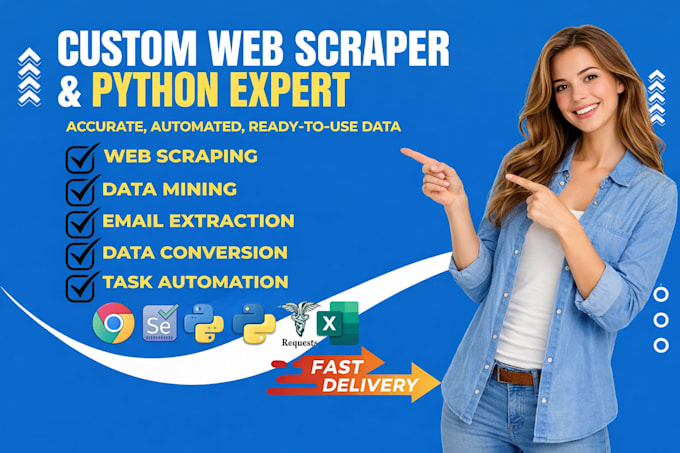 build web scraper python automation data extraction handle web scraping