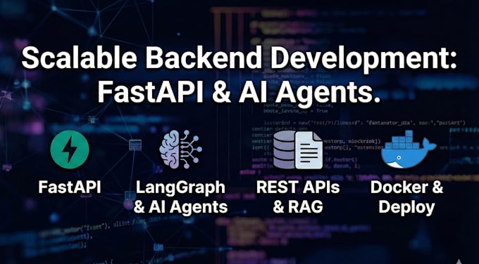 build scalable fastapi backend systems with API integration and ai agents