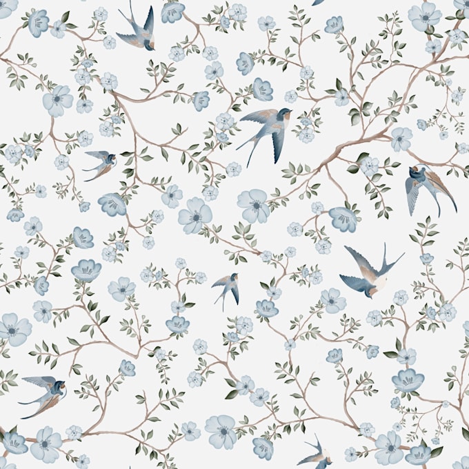 create custom seamless surface pattern designs and murals