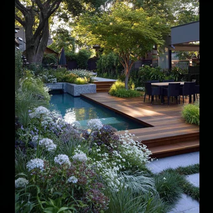 do backyard landscape design, pool, patio, landscape