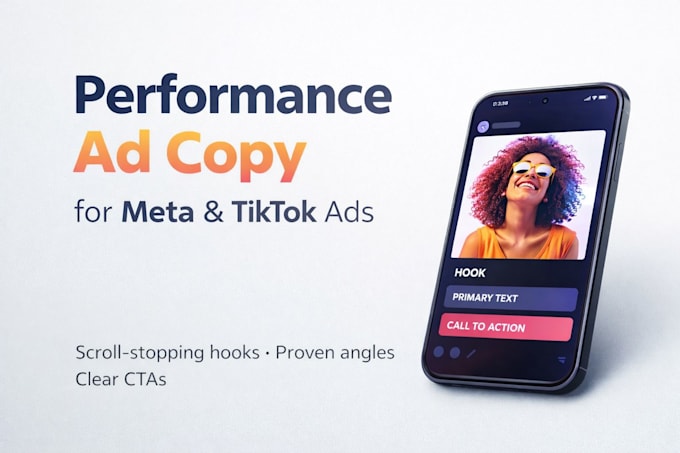 create high converting ad copy for meta and tiktok ads