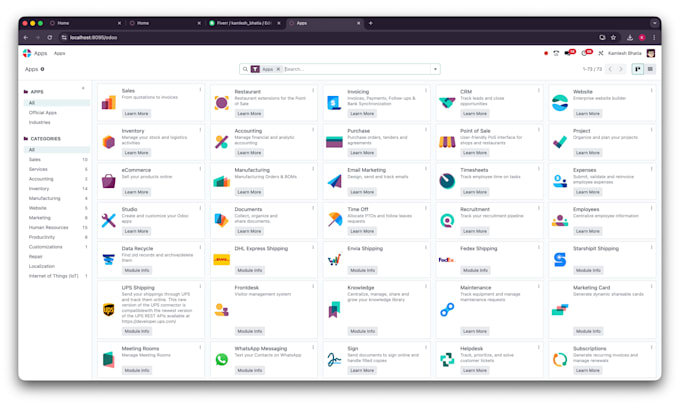 be your expert odoo developer for customization, automation, API integration